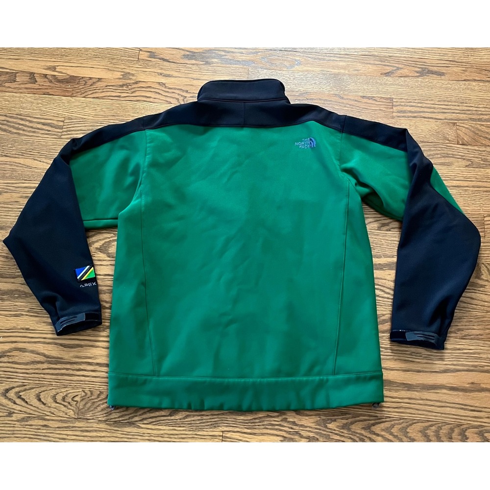 The North Face Apex Kilimanjaro 7 Summits Project Softshell Jacket Green Mens L - Picture 4 of 11